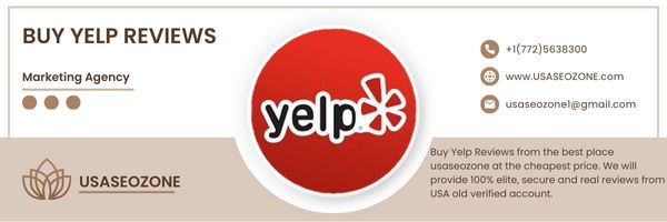 Buy Yelp Reviews from the best place usaseozone at the cheapest price. We will provide 100% elite, secure and real reviews from USA old verified account.